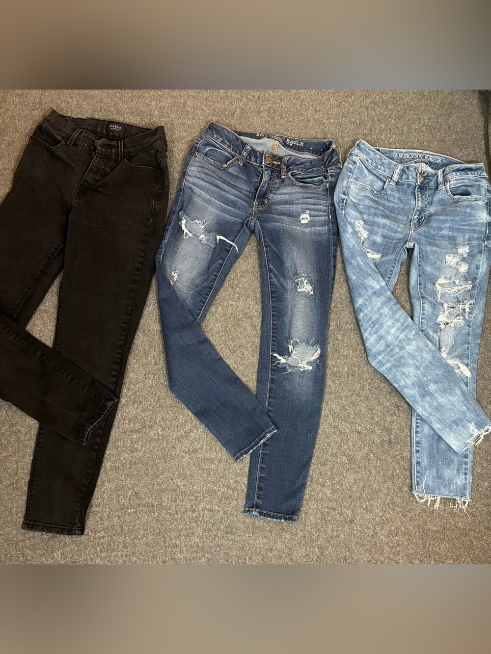Women’s Jeans Bundle | American Eagle | Curve Appeal | Size 2 | Set of 3